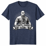 CR4TS Is Safer With Stibi T Shirt: Quirky Statement Graphic Tee | Cuccico