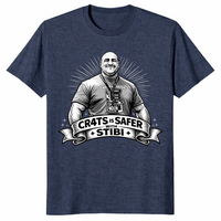 CR4TS Is Safer With Stibi T Shirt: Quirky Statement Graphic Tee | Cuccico