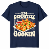 Navy crab rangoon takeout food graphic tee