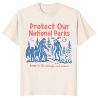 Cryptid National Parks shirt in natural