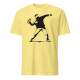 Cuccico Banksy-Inspired Anti-Trump Resistance Activist T-Shirt in Cornsilk