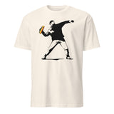 Cuccico Banksy-Inspired Anti-Trump Resistance Activist T-Shirt in Natural