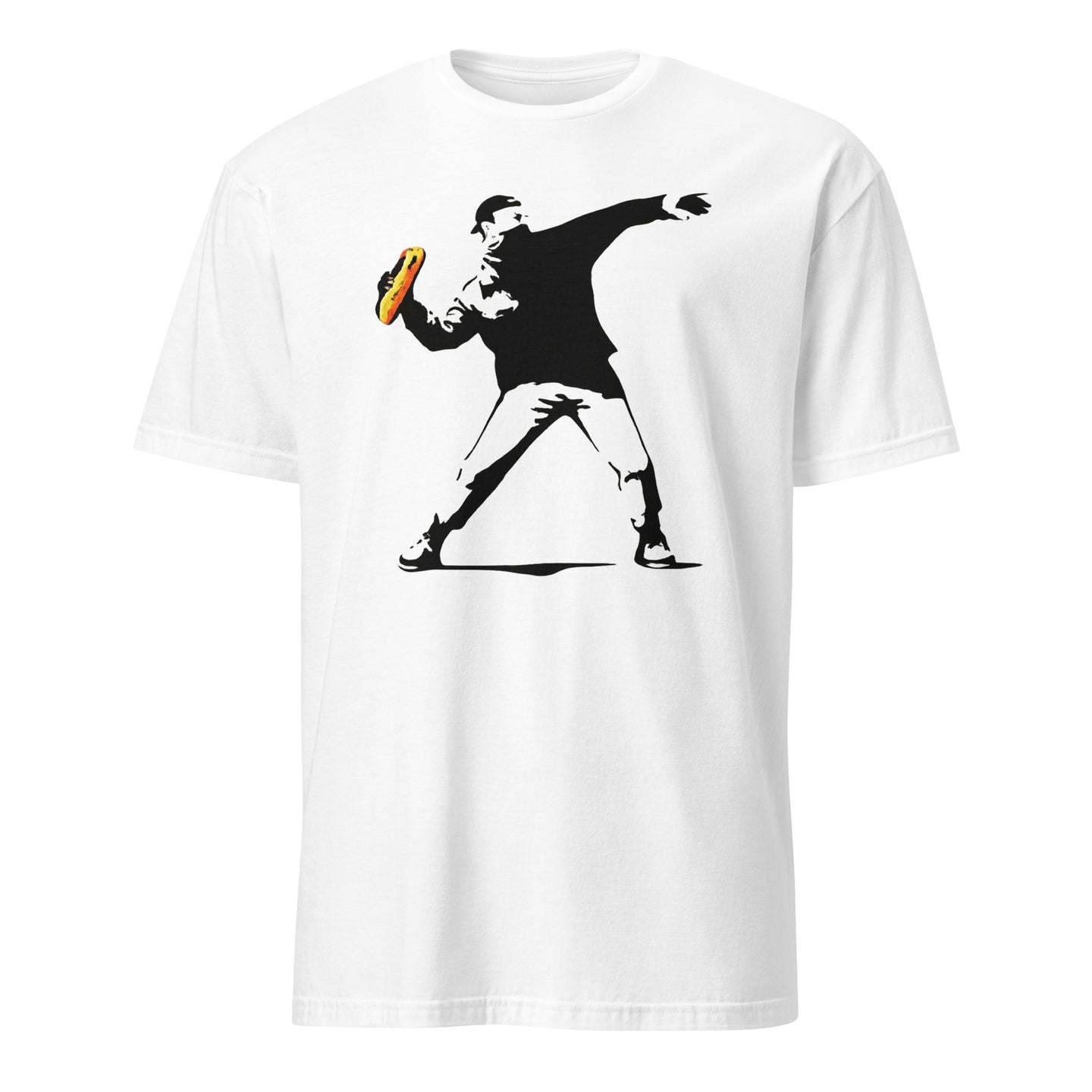 Cuccico Banksy-Inspired Anti-Trump Resistance Activist T-Shirt in White