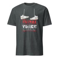Cuccico Bronson Reed Tribal Thief T-Shirt in dark heather grey