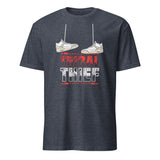 Cuccico Bronson Reed Tribal Thief T-Shirt in heather navy blue