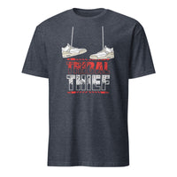 Cuccico Bronson Reed Tribal Thief T-Shirt in heather navy blue