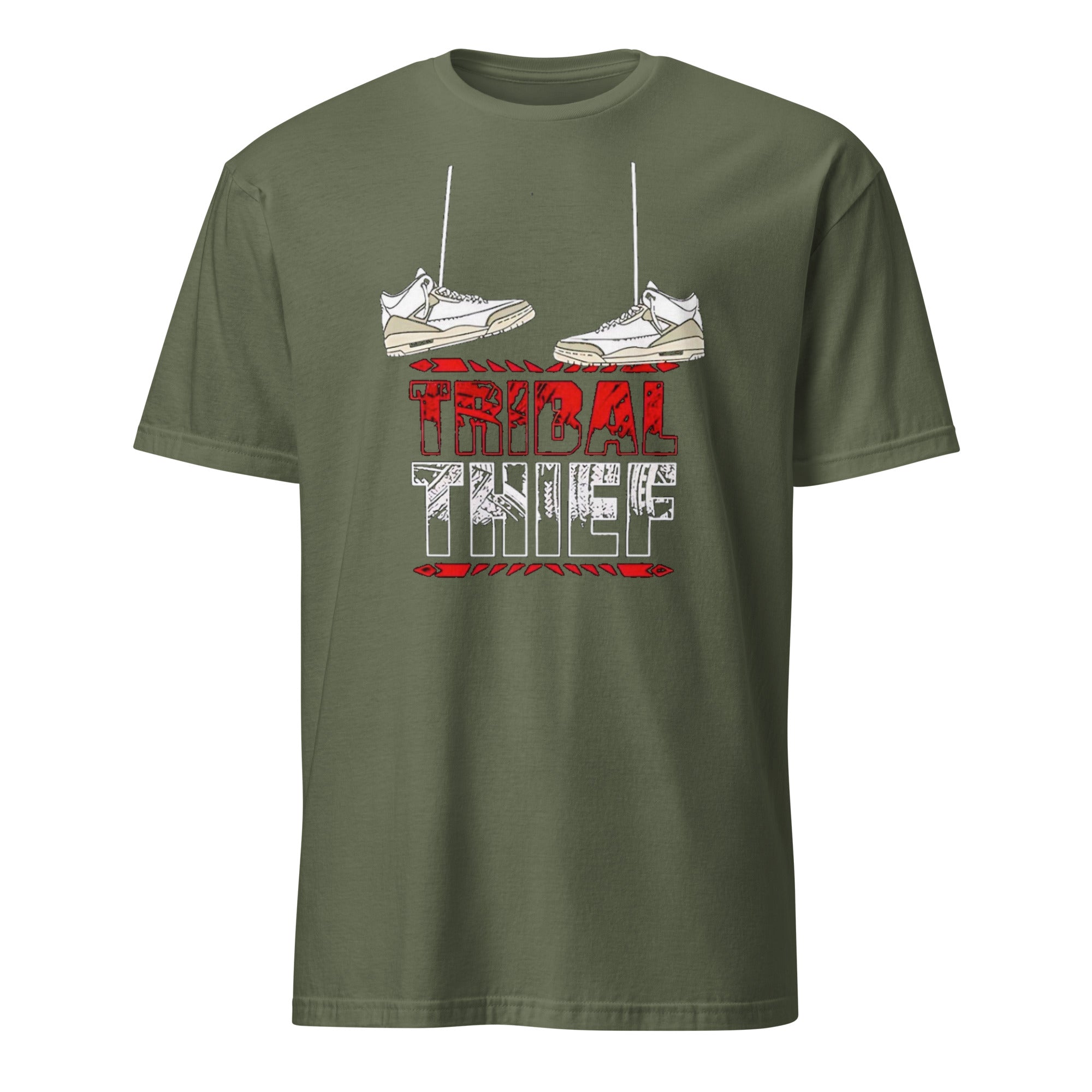 Cuccico Bronson Reed Tribal Thief T-Shirt in military green