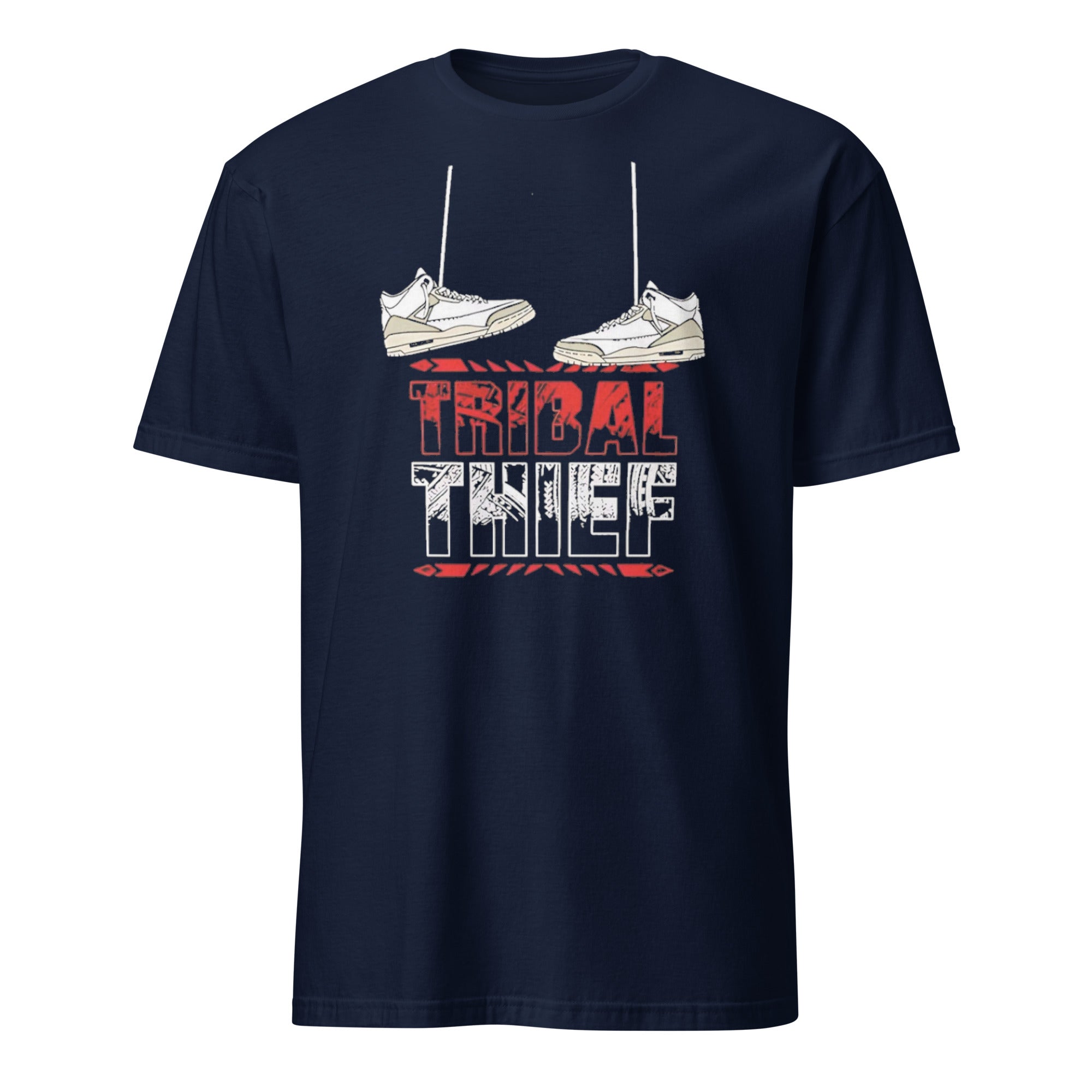 Cuccico Bronson Reed Tribal Thief T-Shirt in navy blue
