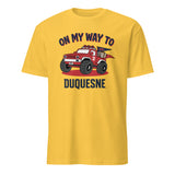 Cuccico Duquesne Dukes Infant Vive La Fête Paint Brush Onesie in Daisy yellow