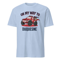 Cuccico Duquesne Dukes Infant Vive La Fête Paint Brush Onesie in Light Blue