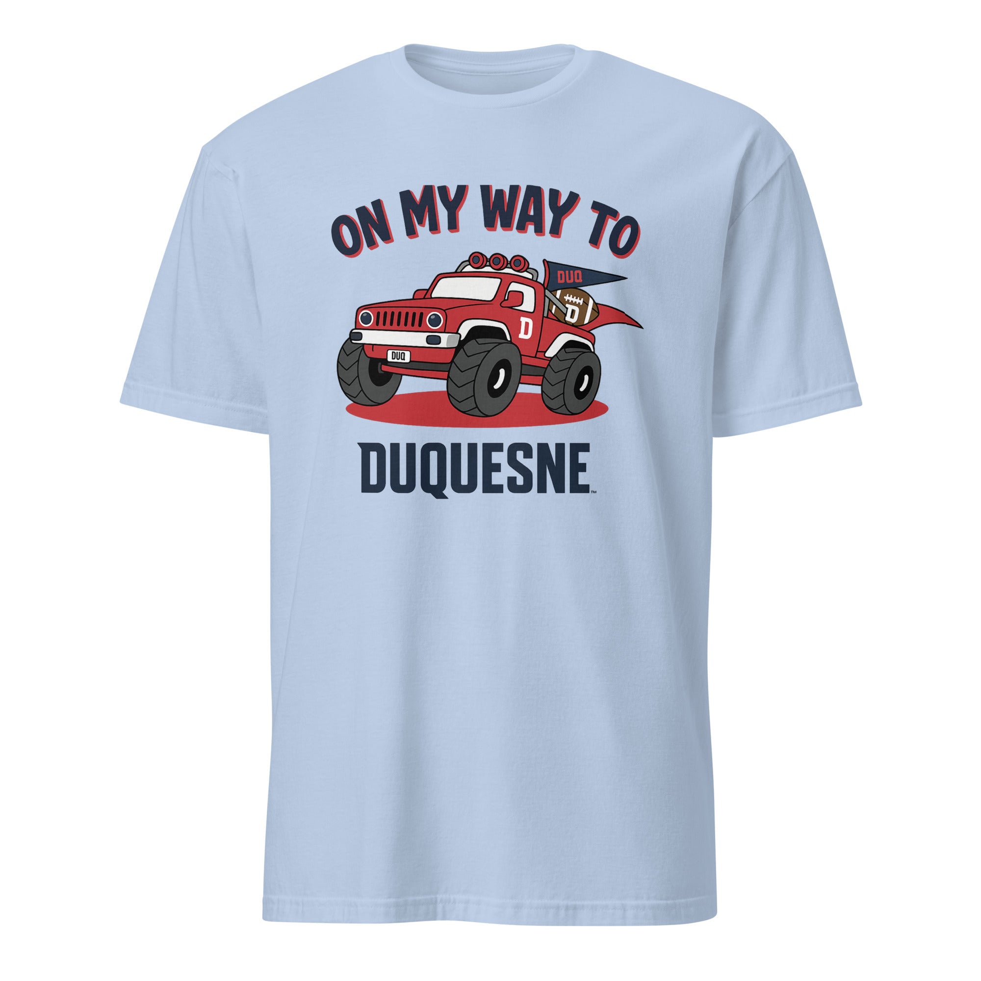 Cuccico Duquesne Dukes Infant Vive La Fête Paint Brush Onesie in Light Blue