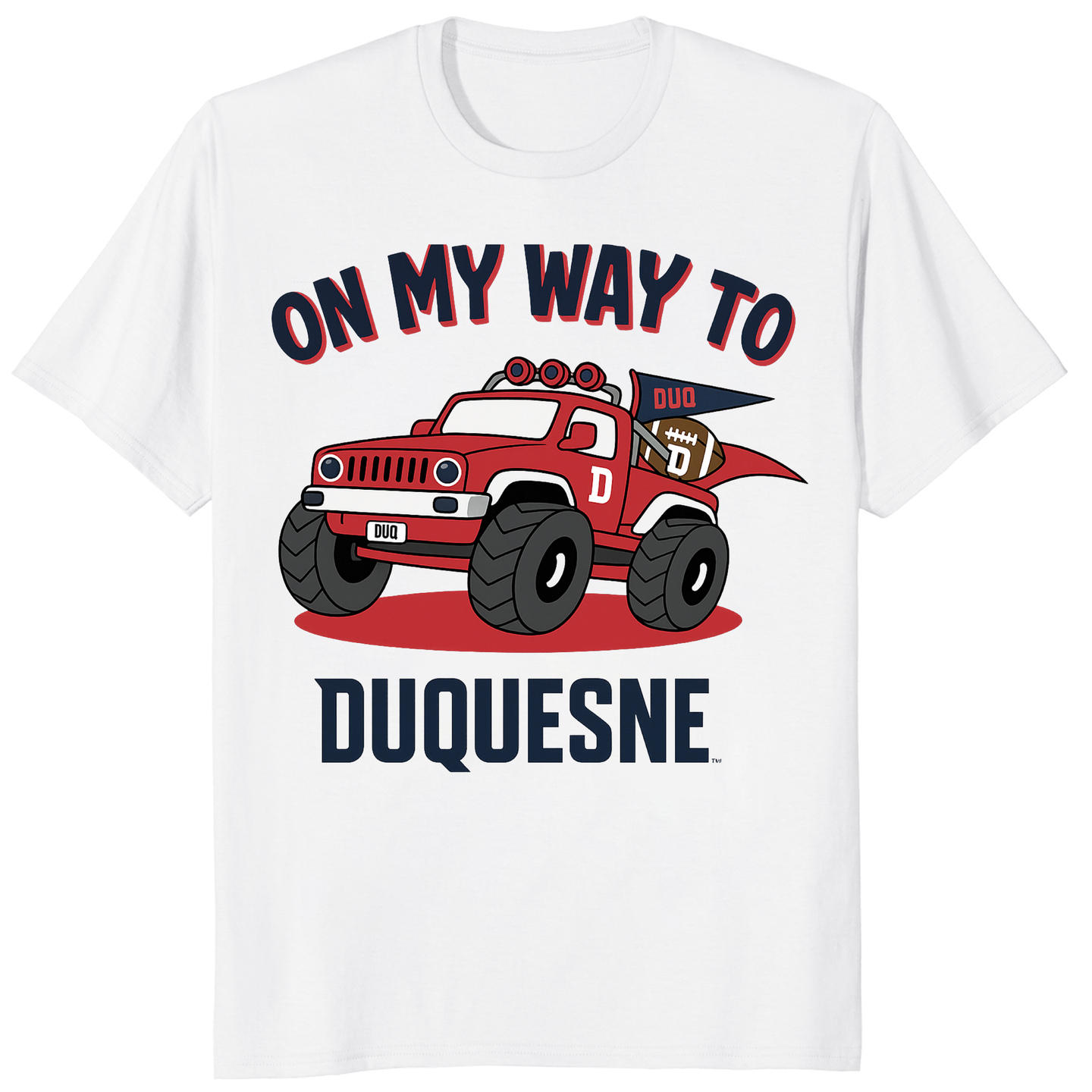 Cuccico Duquesne Dukes Infant Vive La Fête Paint Brush Onesie in White