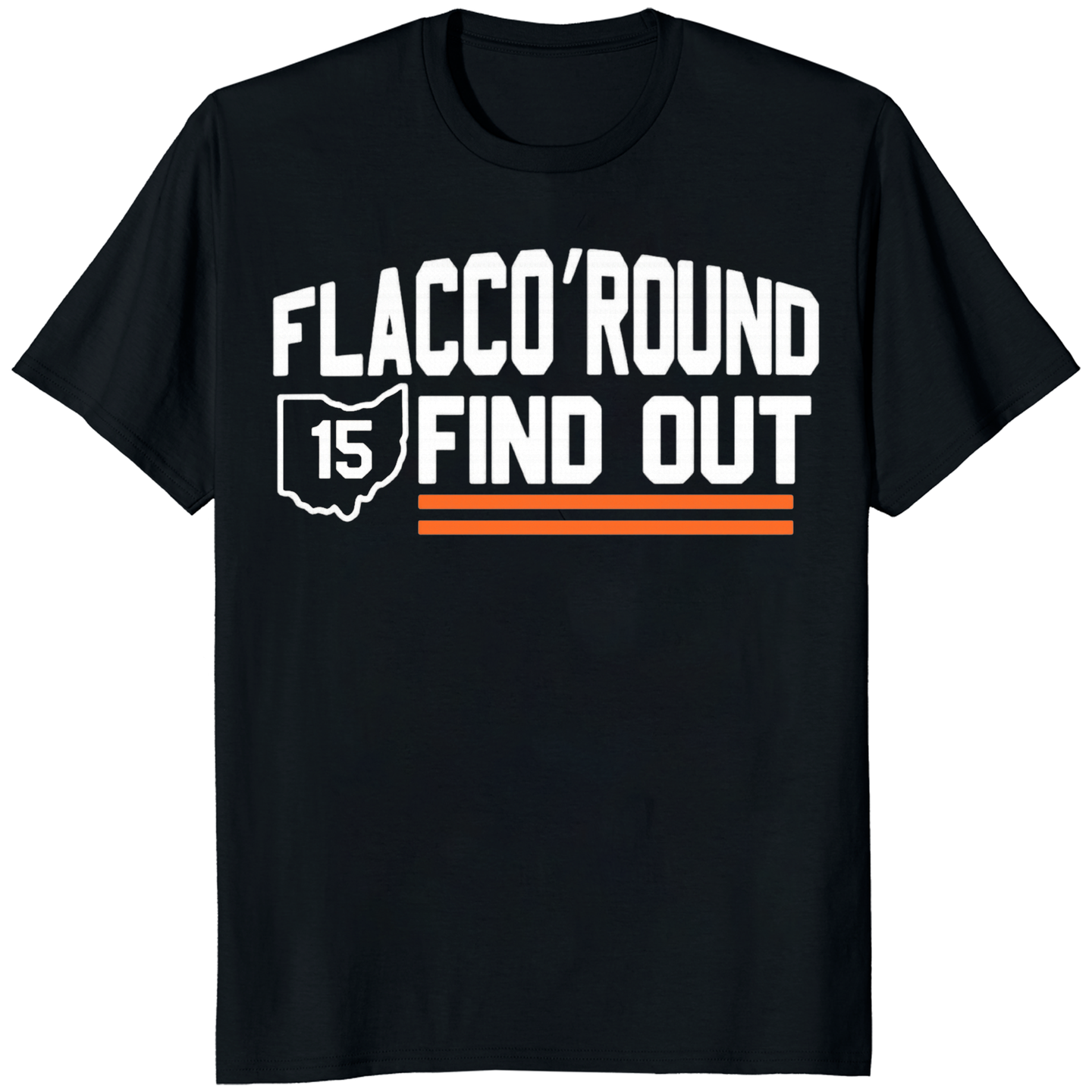 Cuccico Flacco Round And Find Out Shirt in Black – Cleveland Vs The World Dawg Pound tee