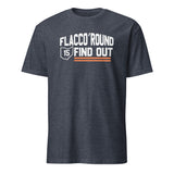 Cuccico Flacco Round And Find Out Shirt in Heather Navy – Cleveland Vs The World Dawg Pound tee