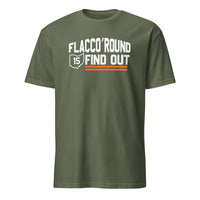 Cuccico Flacco Round And Find Out Shirt in Military Green – Dawg Pound Cleveland Vs The World shirt