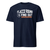 Cuccico Flacco Round And Find Out Shirt in Navy – Dawg Pound Cleveland Browns fan shirt