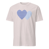 Cuccico Gingham Check T-shirt in Ice Grey with timeless gingham design