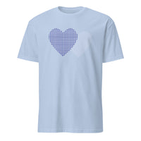 Cuccico Gingham Check T-shirt in Light Blue for summer fashion trends