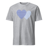 Cuccico Gingham Check T-shirt in Sport Grey for casual everyday wear