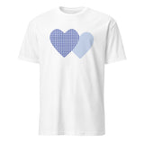 Cuccico Gingham Check T-shirt in White classic color for August 2025 Fashion