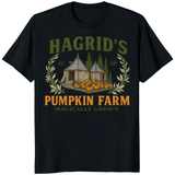 Cuccico Hagrid Pumpkin Shirt in black Fall Wizard Tee style