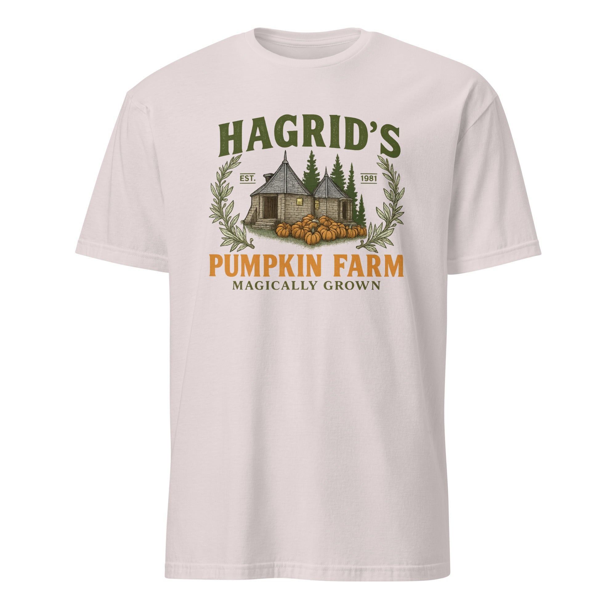 Cuccico Hagrid Pumpkin Shirt in ice grey pumpkin patch tee