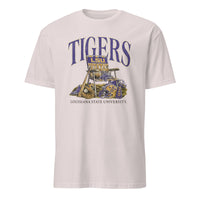 Cuccico LSU Tigers Performance Lawn Sports T-Shirt in Ice Grey