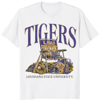 Cuccico LSU Tigers Performance Lawn Sports T-Shirt in White