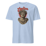 Cuccico Mixed Emotions Rhinestone Blinded T-Shirt in Light Blue