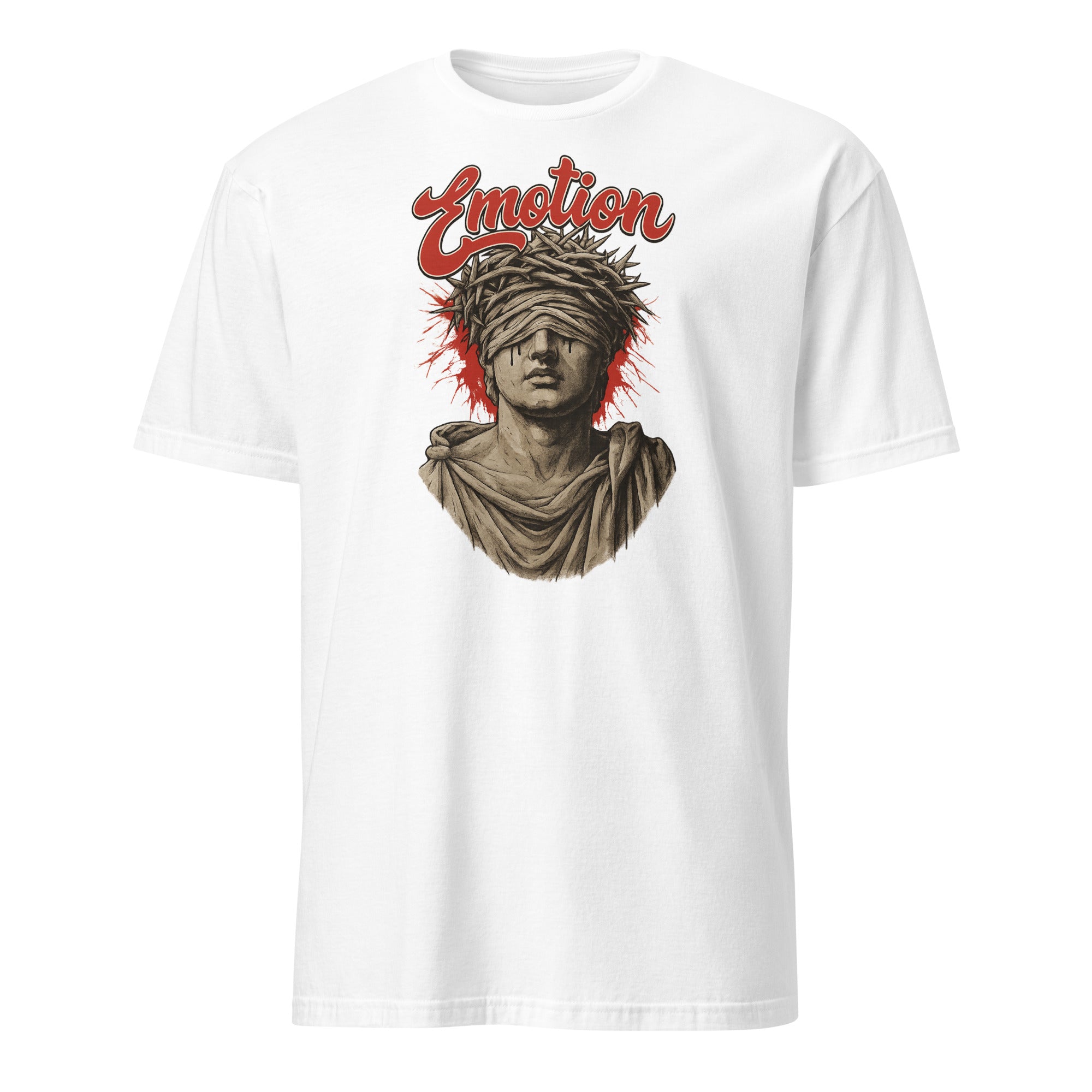 Cuccico Mixed Emotions Rhinestone Blinded T-Shirt in White