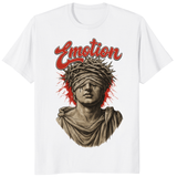 Cuccico Mixed Emotions Rhinestone Blinded T-Shirt in White