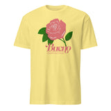 Cuccico Rose Bueno Shirt in cornsilk light yellow featuring rose print