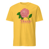 Cuccico Rose Bueno Shirt in daisy yellow with rose graphic