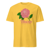 Cuccico Rose Bueno Shirt in daisy yellow with rose graphic