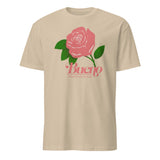 Cuccico Rose Bueno Shirt in sand color featuring rose flower design