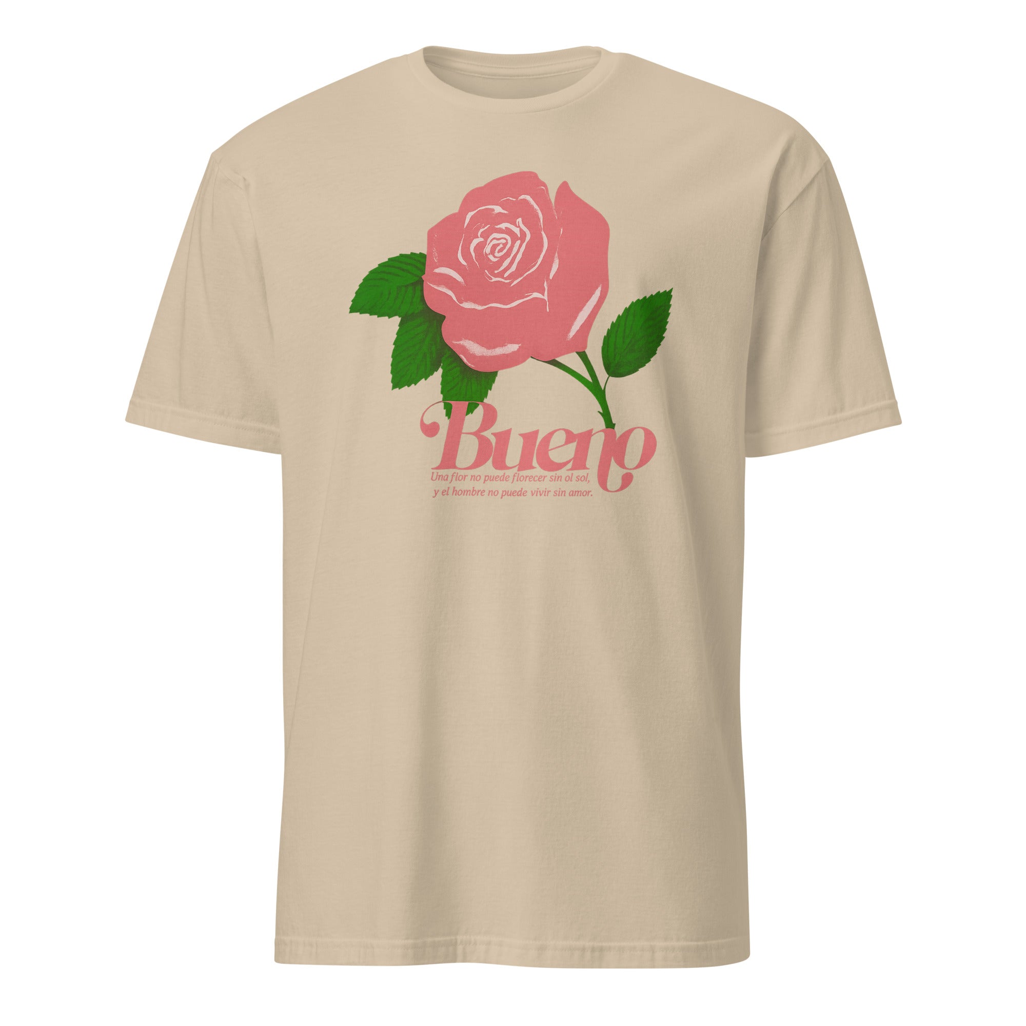 Cuccico Rose Bueno Shirt in sand color featuring rose flower design