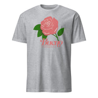 Cuccico Rose Bueno Shirt in sport grey color with rose graphic