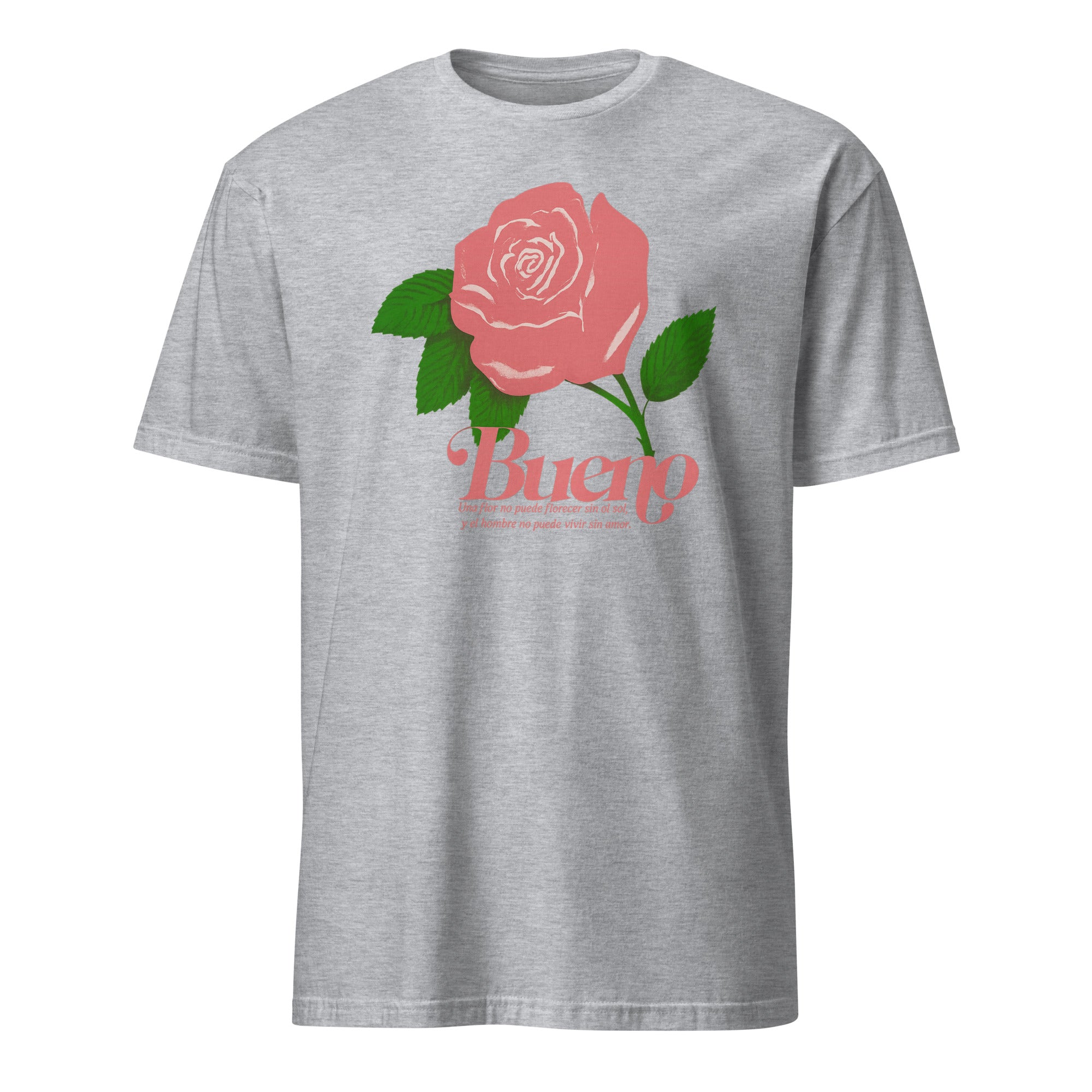 Cuccico Rose Bueno Shirt in sport grey color with rose graphic
