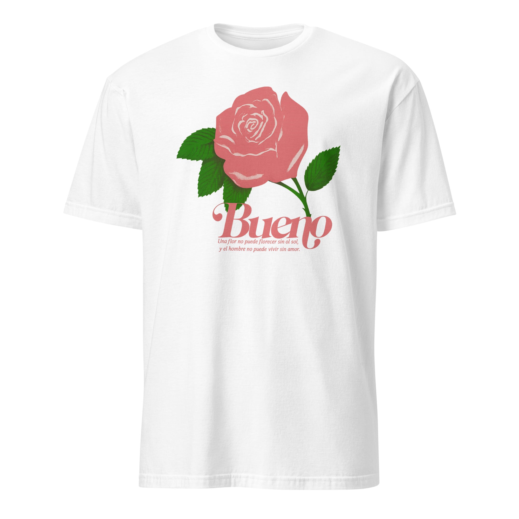 Cuccico Rose Bueno Shirt in white with rose graphic print