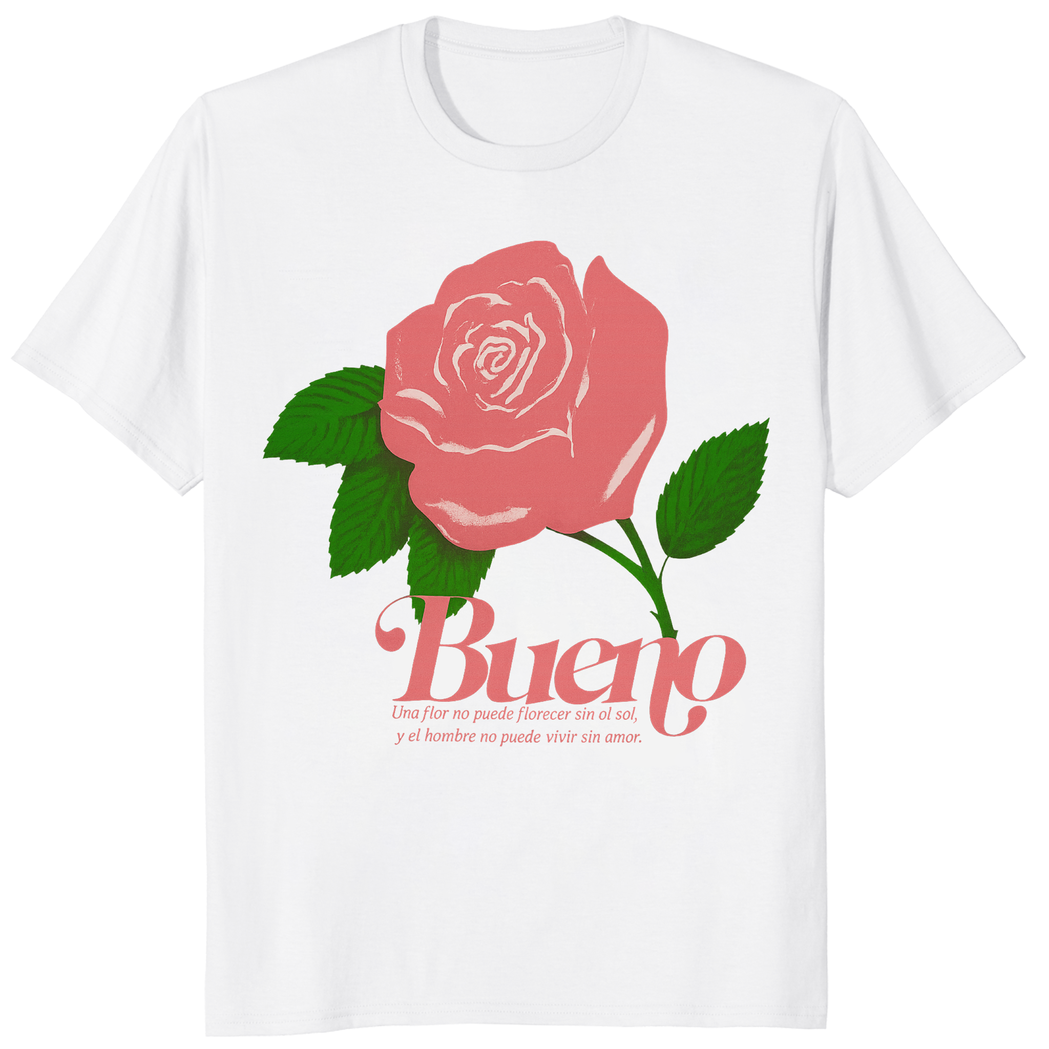Cuccico Rose Bueno Shirt in white with rose graphic print