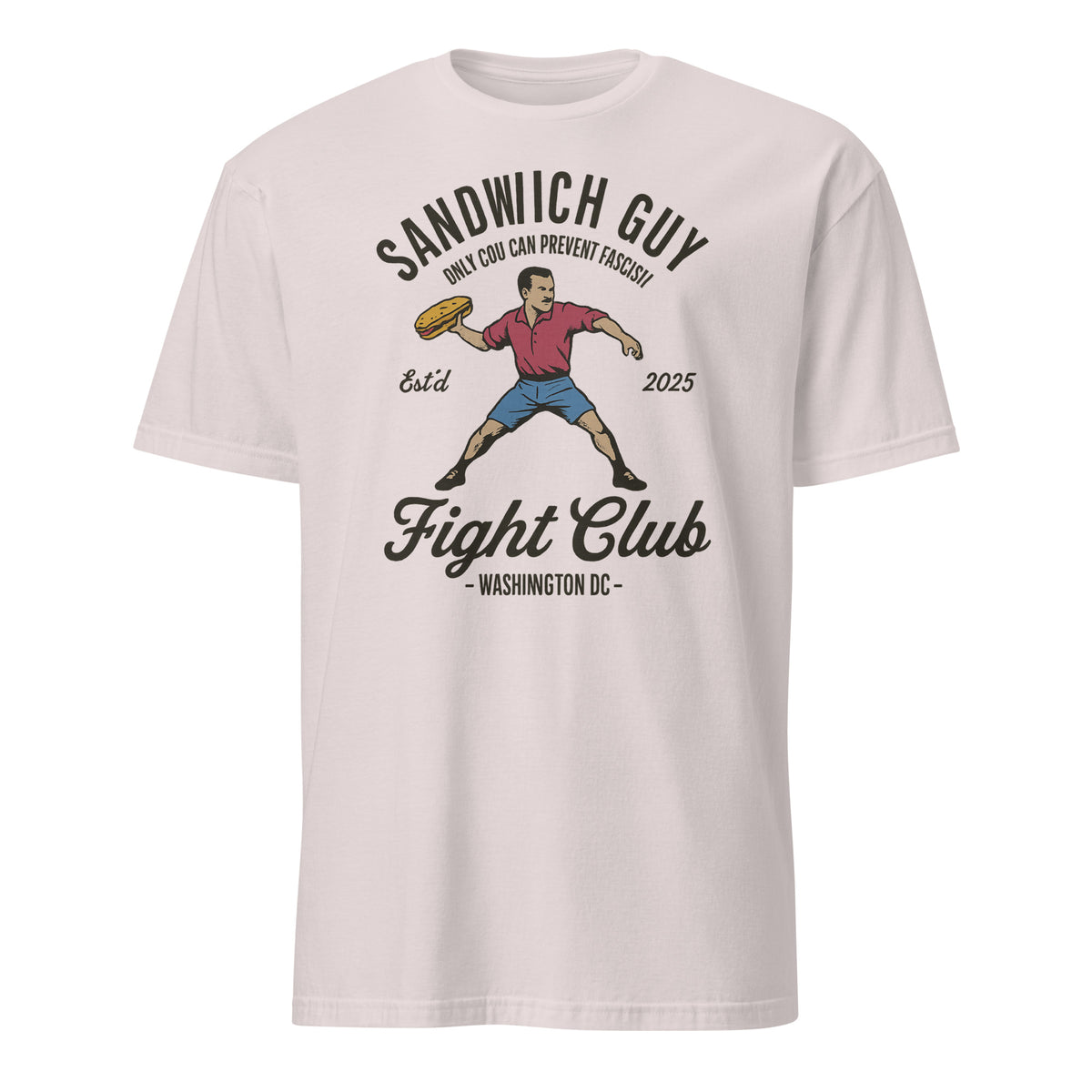 Sandwich Guy Fight Club Shirt – Only You Can Prevent Fascism | Funny Political Tee Cuccico | Cuccico Design