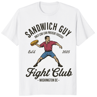 Sandwich Guy Fight Club Shirt – Only You Can Prevent Fascism | Funny Political Tee Cuccico | Cuccico Design