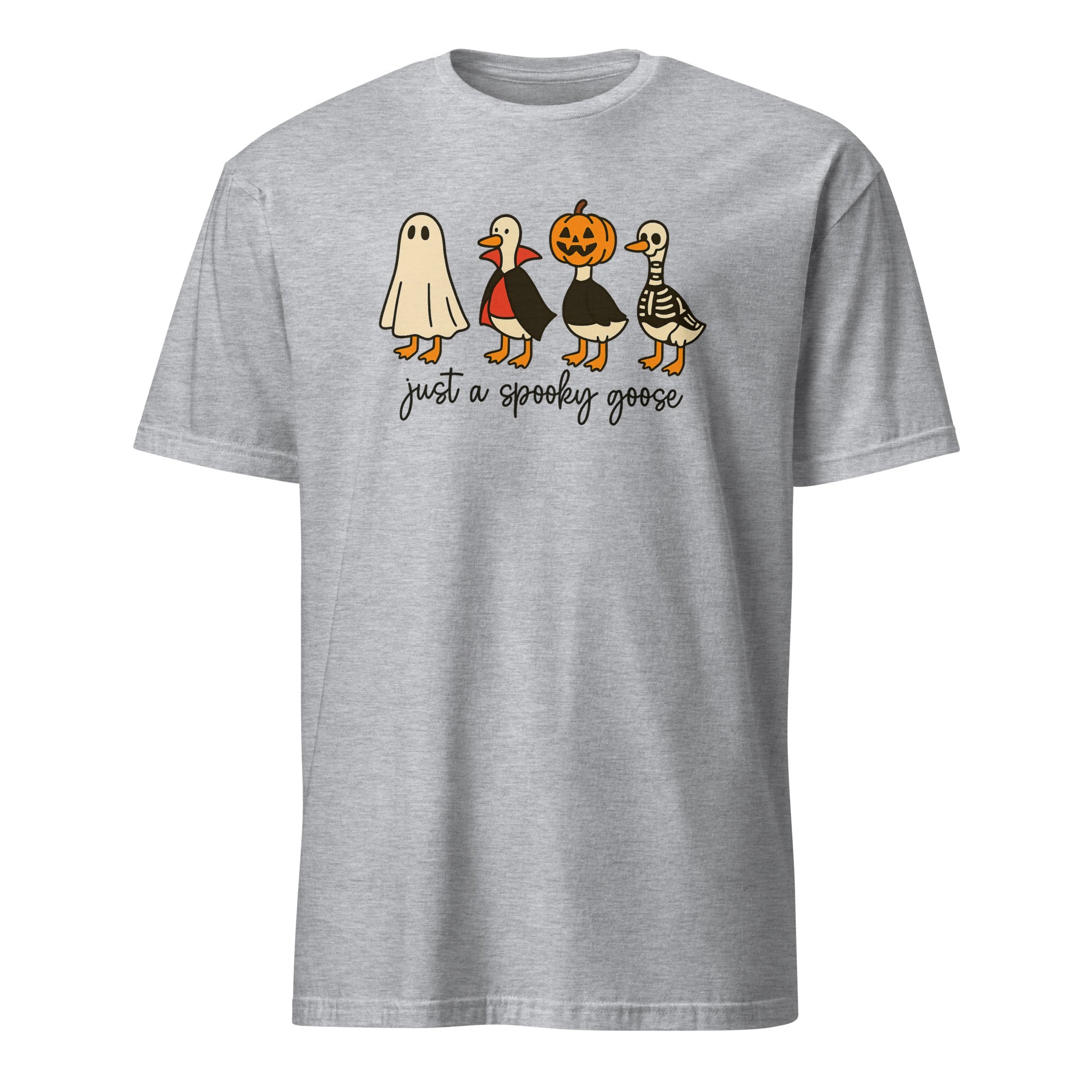 Cuccico Spooky Goose Halloween shirt in cornsilk color with Goose in Halloween Costumes Sublimation print