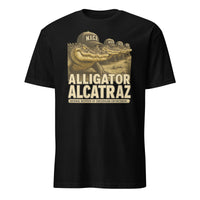 Cuccico Stop Alligator Alcatraz Shirt in Black parody style