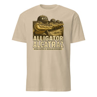 Cuccico Stop Alligator Alcatraz Shirt in Sand parody swamp humor