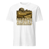 Cuccico Stop Alligator Alcatraz Shirt in White parody design
