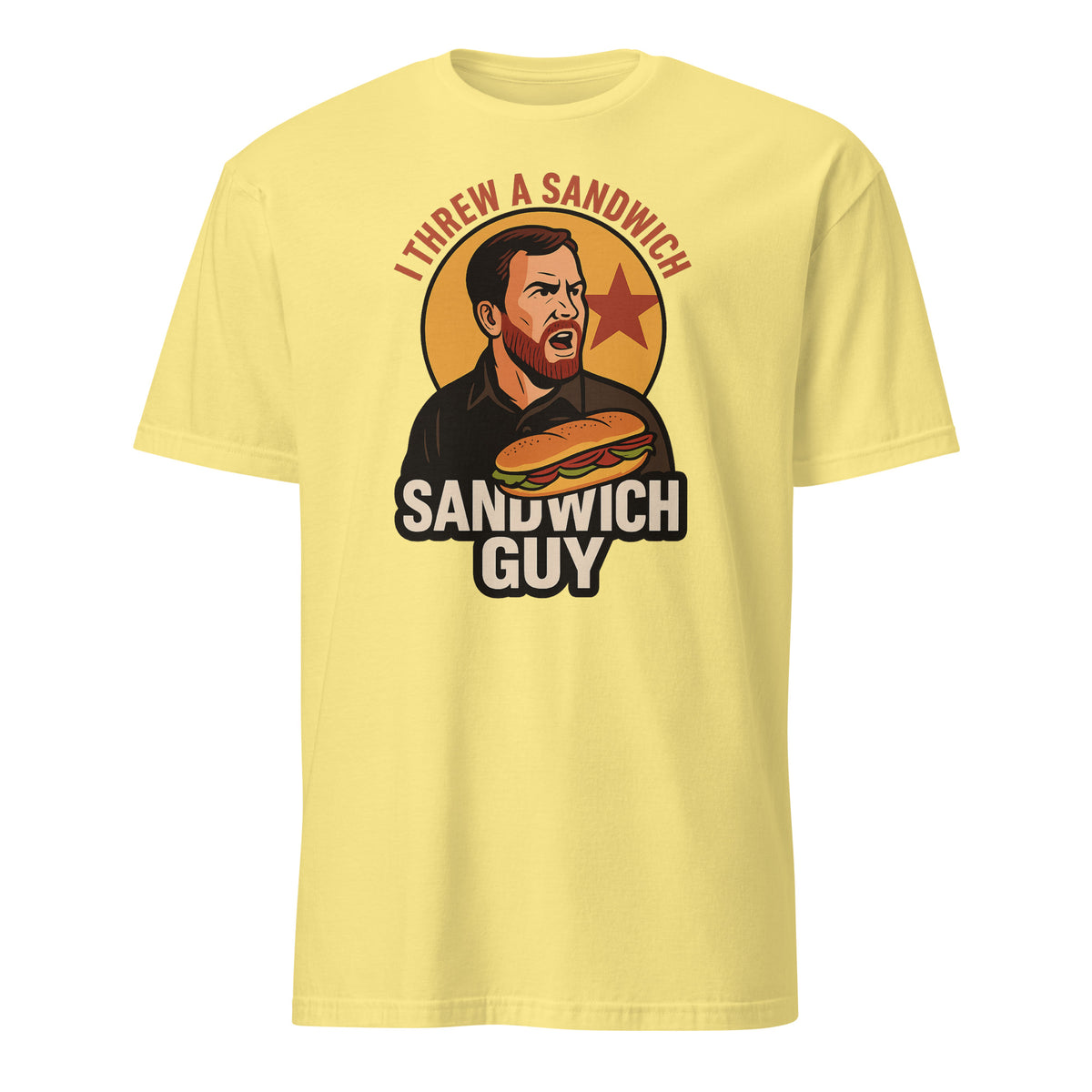 Throw Sandwiches Not People Shirt – Sandwich Guy Tee 2025 | Cuccico | Cuccico Design