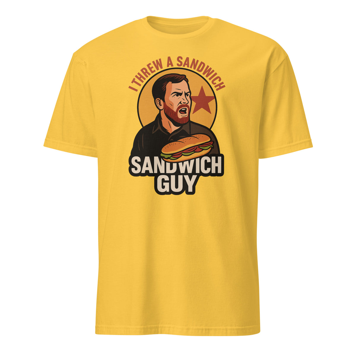 Throw Sandwiches Not People Shirt – Sandwich Guy Tee 2025 | Cuccico | Cuccico Design