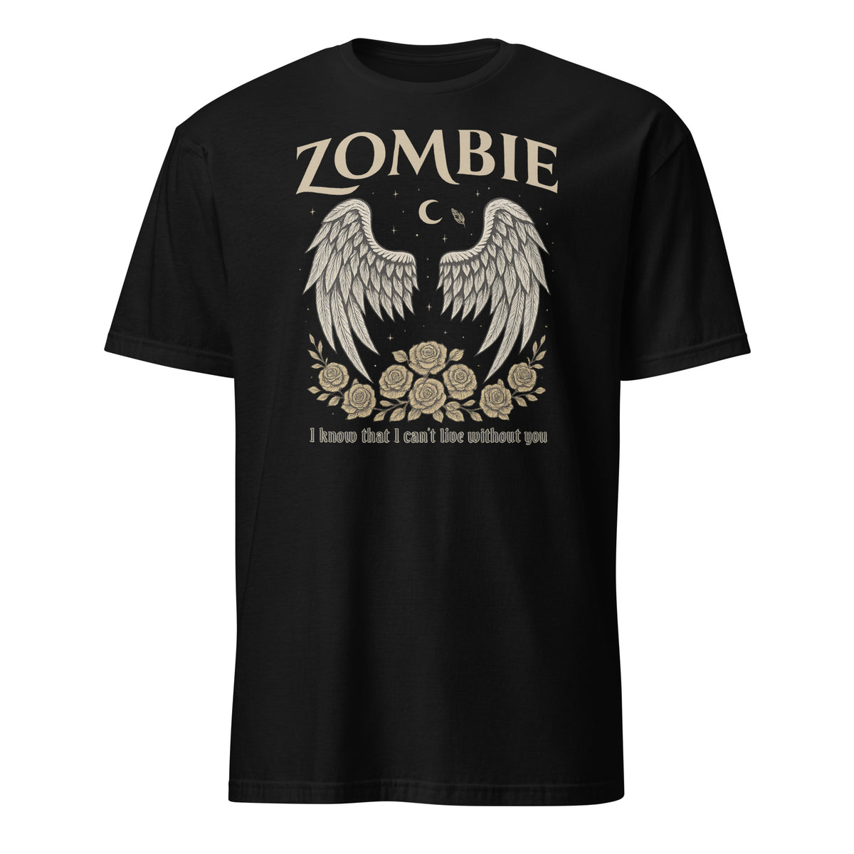 Vintage Gothic Angel Wings Zombie Shirt – Comfort Colors Unisex Tee | Cuccico | Cuccico