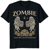 Vintage Gothic Angel Wings Zombie Shirt – Comfort Colors Unisex Tee | Cuccico | Cuccico